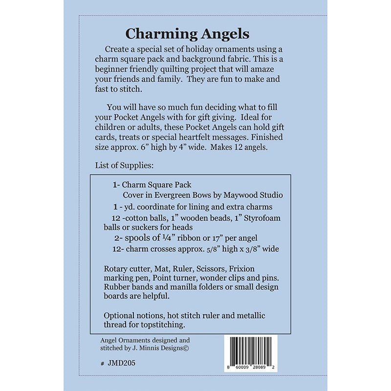Charming Pocket Angels Pattern by J. Minnis Designs by J. Minnis Designs