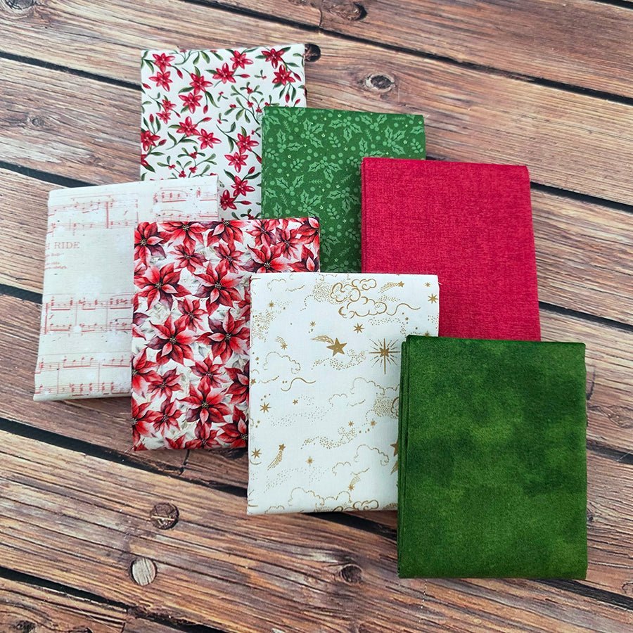 Christmas Keepsakes – FWFS Exclusive 7 Piece Fat Quarter Bundle by Fort Worth Fabric Studio