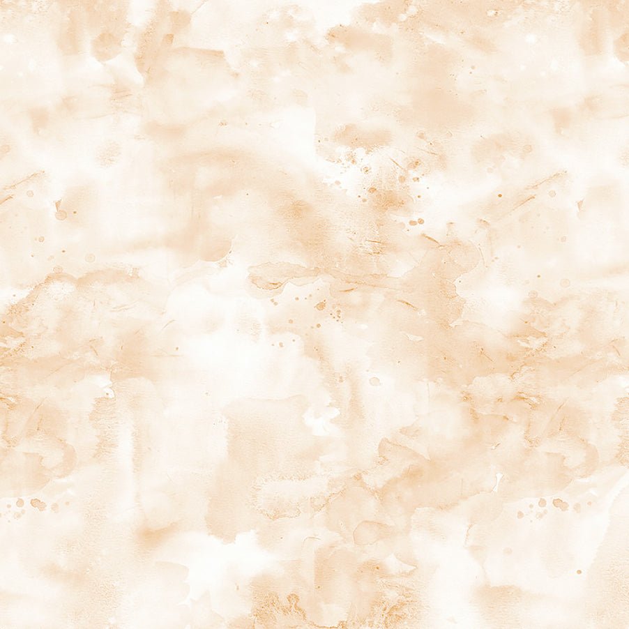 Clothworks Best Friends Watercolor Wash Light Caramel 1 Yard Cut by Clothworks