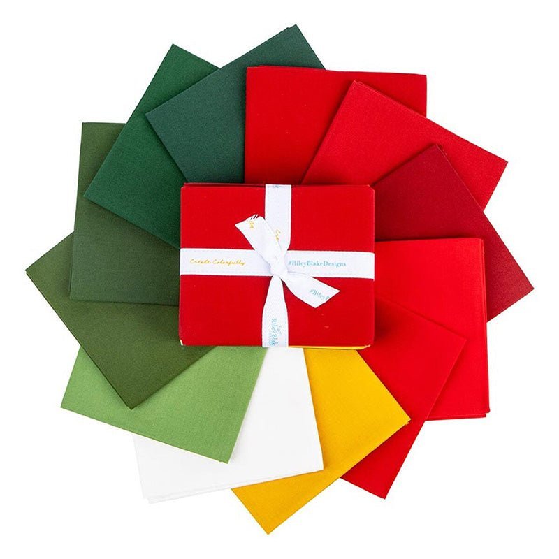 Confetti Cottons Christmas Fat Quarter Bundle from Riley Blake by Riley Blake
