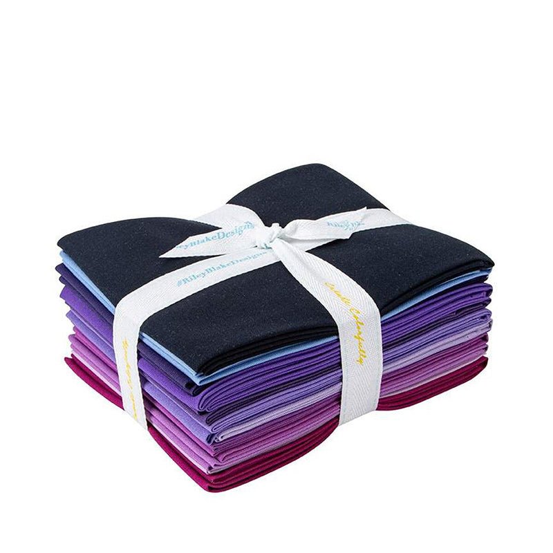 Confetti Cottons Purple Fat Quarter Bundle from Riley Blake - Riley Blake from Fort Worth Fabric Studio