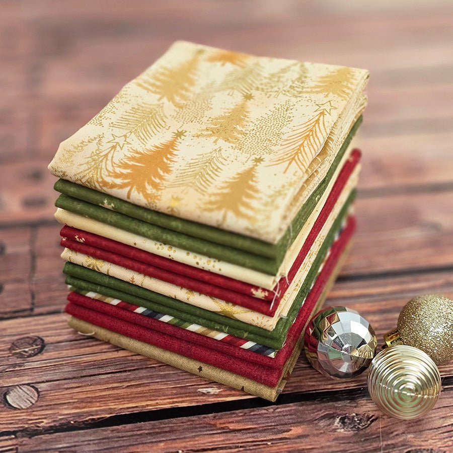 Consider It Festive – FWFS Exclusive 9 Piece Fat Quarter Bundle by Fort Worth Fabric Studio