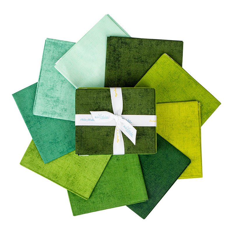 Cotton Shades Rainforest Fat Quarter Bundle from Riley Blake by Riley Blake