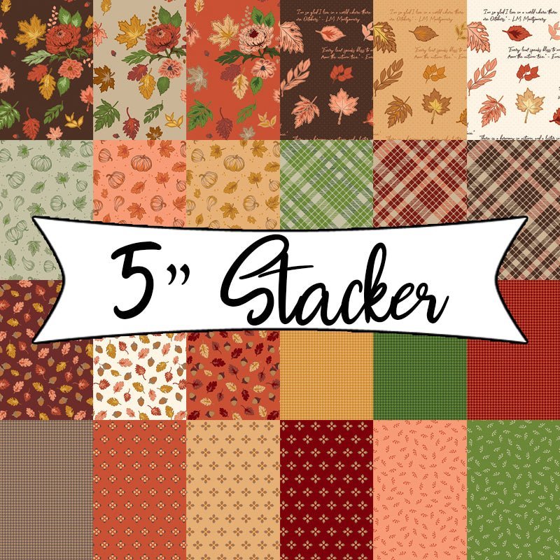 Cozy Autumn 5" Stacker from Riley Blake by Riley Blake