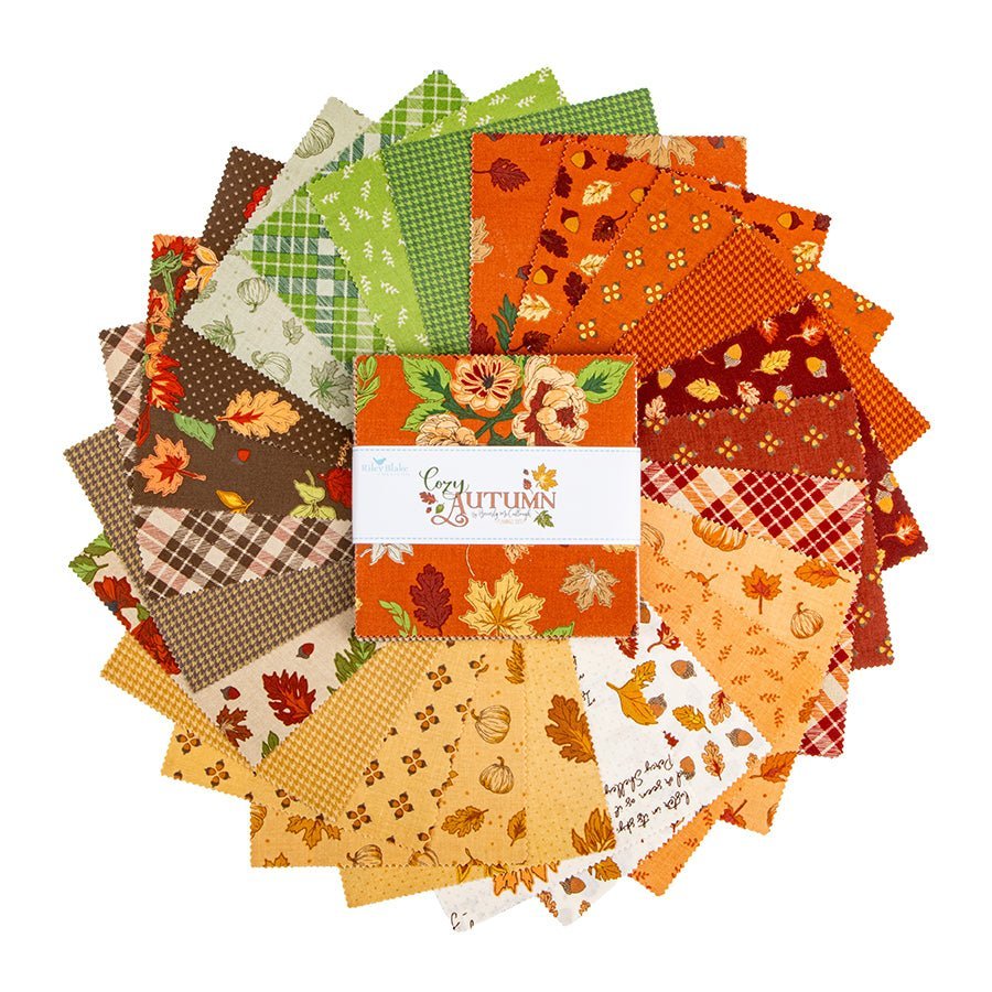 Cozy Autumn 5" Stacker from Riley Blake by Riley Blake