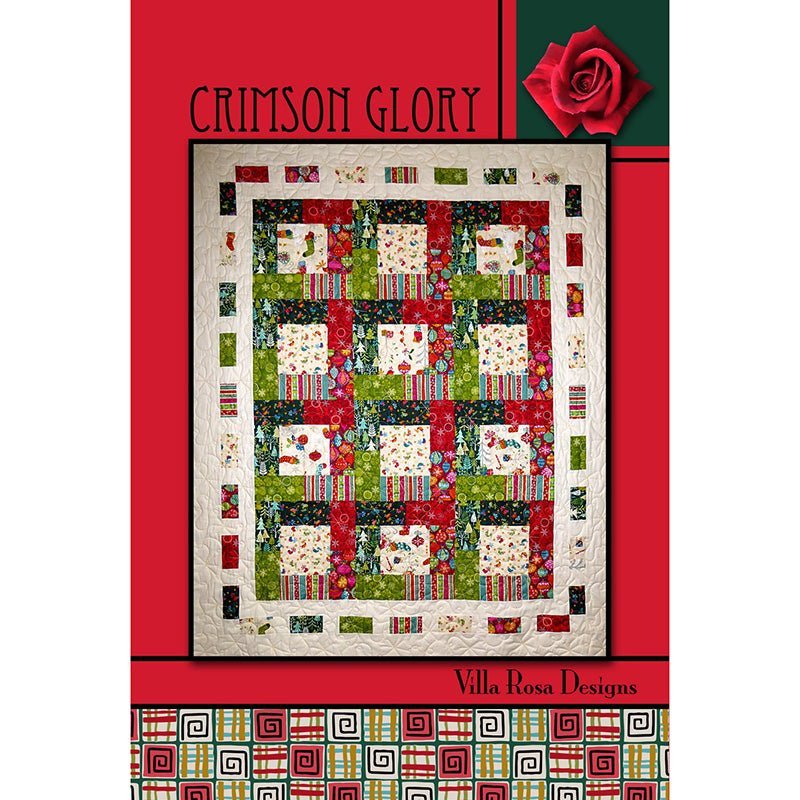 Crimson Glory Quilt Pattern by Villa Rosa Designs