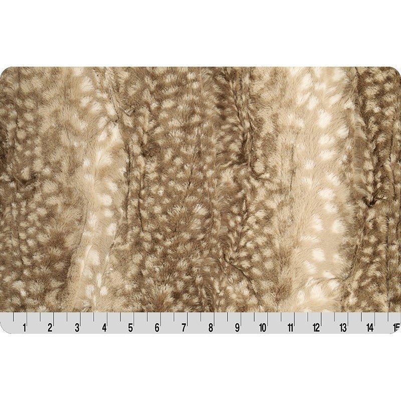 Cuddle by Shannon 2 Yard Luxe Cuddle Cut Fawn Cappuccino by Shannon Fabrics