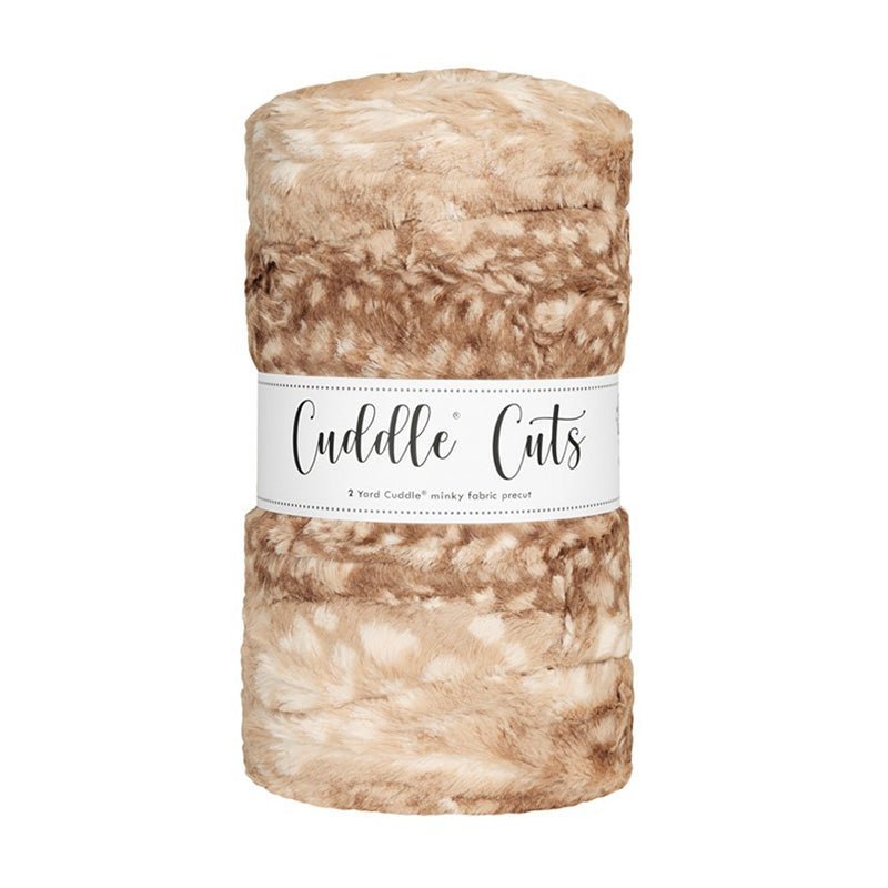 Cuddle by Shannon 2 Yard Luxe Cuddle Cut Fawn Cappuccino by Shannon Fabrics