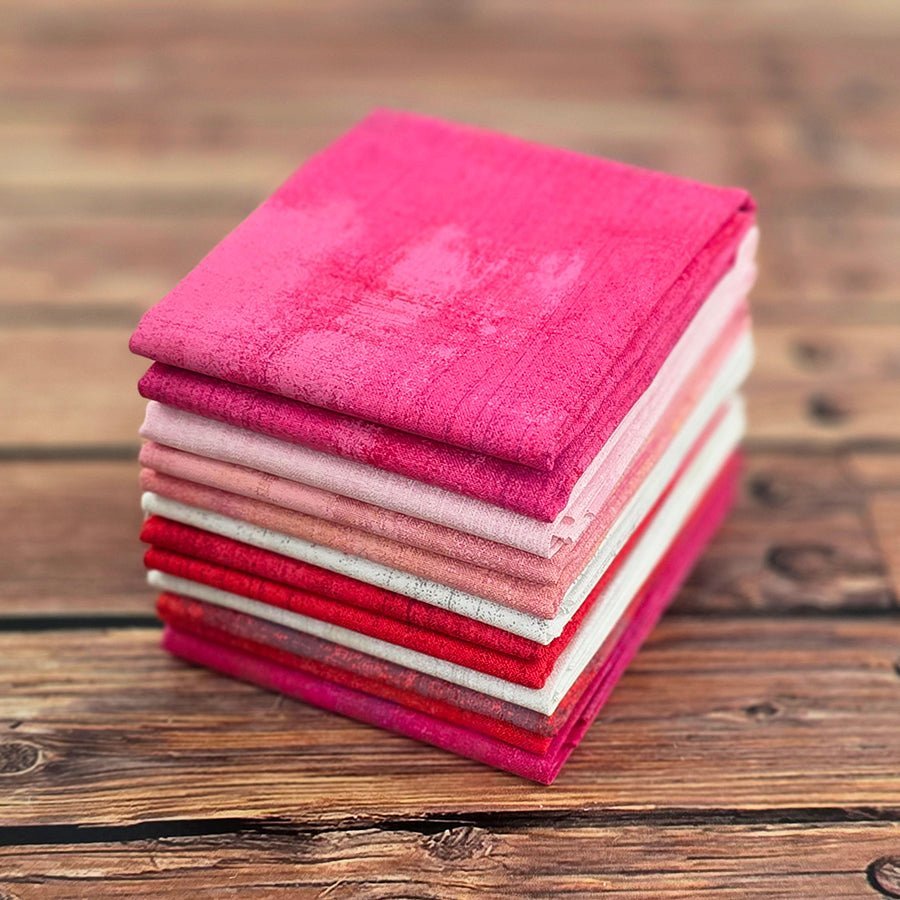 Cupid’s Kiss Mix Fat Quarter Bundle – FWFS Exclusive by Fort Worth Fabric Studio