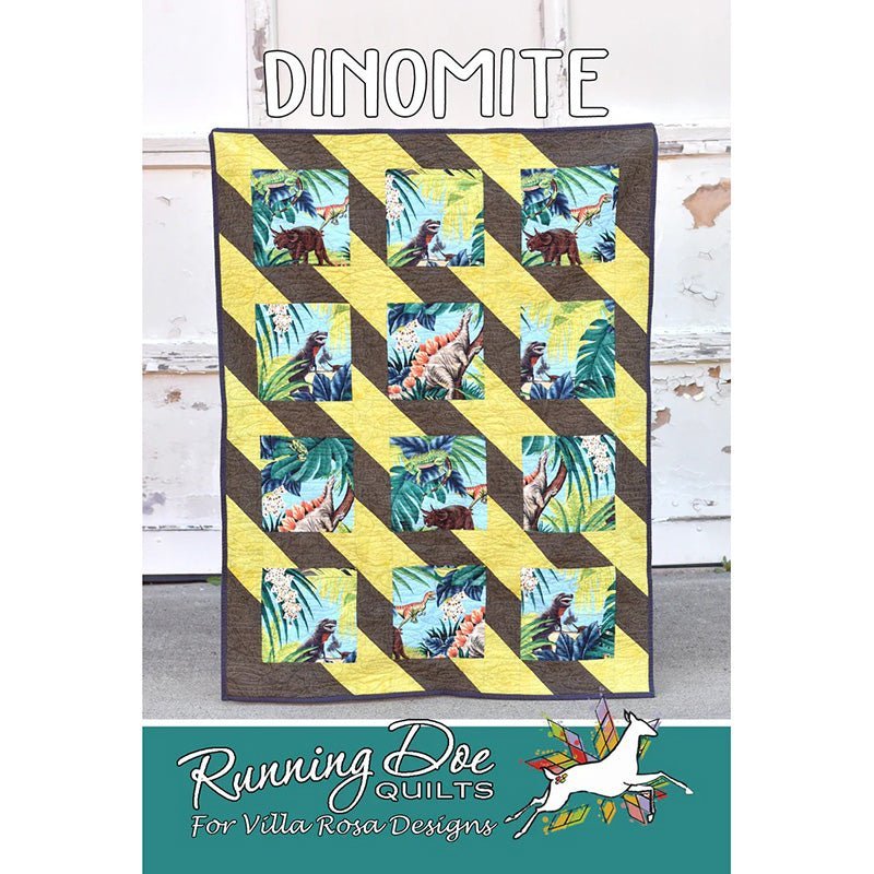 Dinomite Quilt Pattern by Villa Rosa Designs