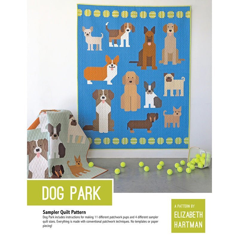 Dog Park Quilt Pattern by Elizabeth Hartman by Elizabeth Hartman