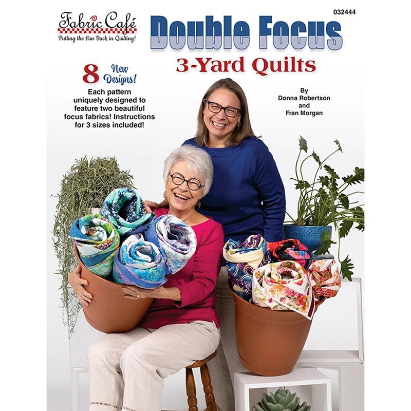 Double Focus 3 - Yard Quilts Quilt Book from Fabric Cafe by Fabric Cafe