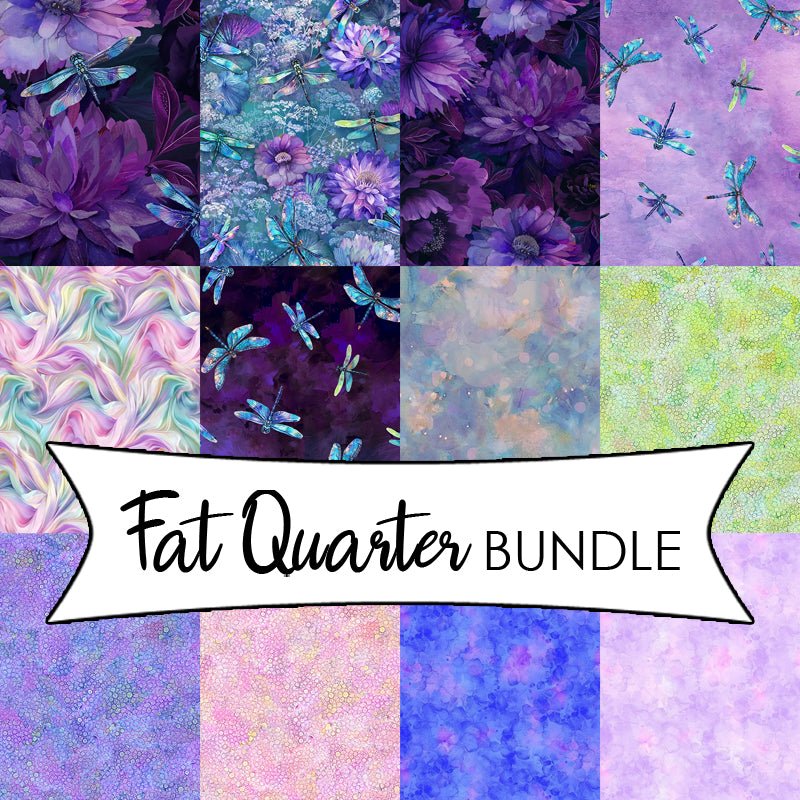 Dragonfly Mist Fat Quarter Bundle - Timeless Treasures from Fort Worth Fabric Studio