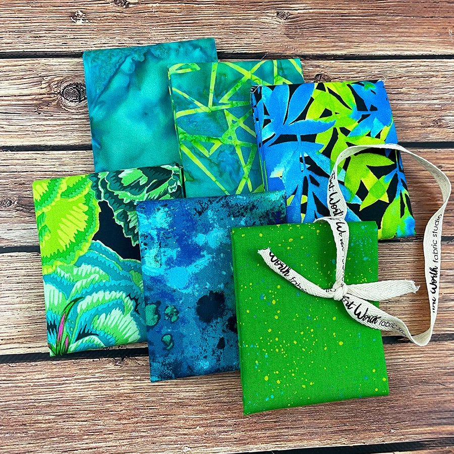 Electric Guadalupe – FWFS Exclusive 6 Piece Fat Quarter Bundle by Fort Worth Fabric Studio