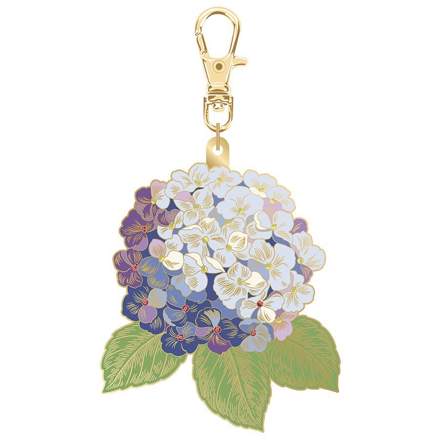 Enamel Charm Hydrangea Blue by Jennifer Bosworth by Riley Blake