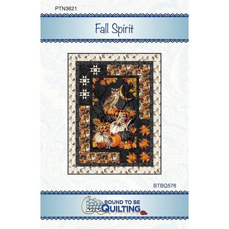 Fall Spirit Quilt Pattern by Bound to be Quilting by Bound To Be Quilting