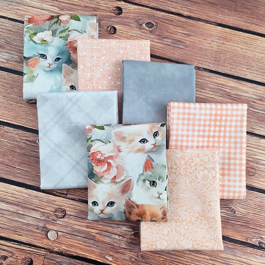 Fancy That - FWFS Exclusive 7 Piece Fat Quarter Bundle by Fort Worth Fabric Studio