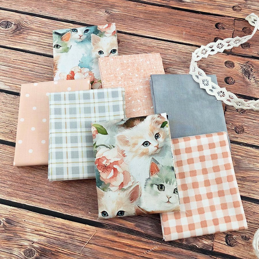 Fancy That - FWFS Exclusive 7 Piece Fat Quarter Bundle by Fort Worth Fabric Studio