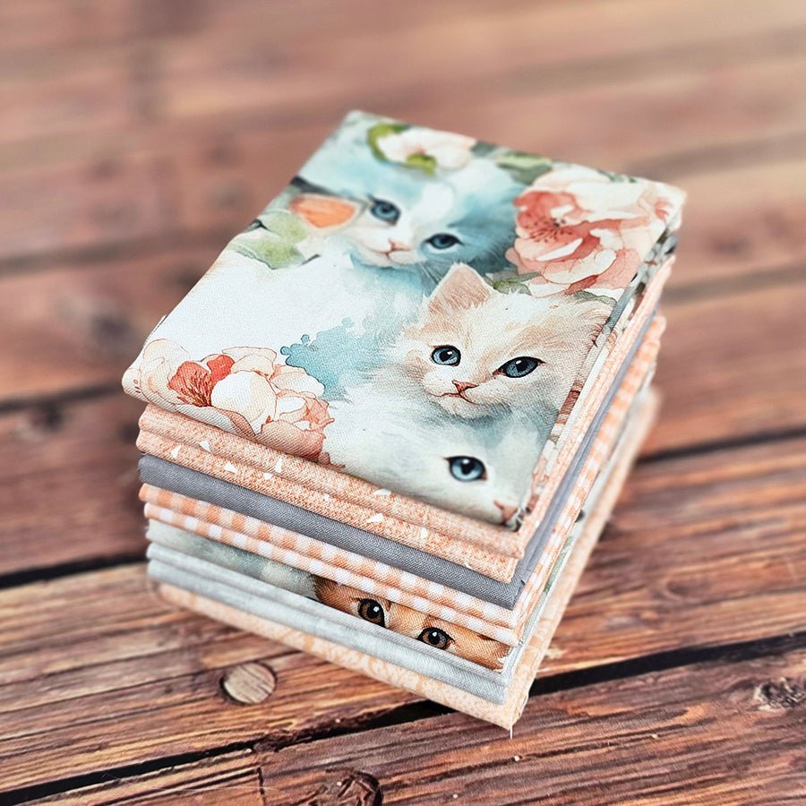 Fancy That - FWFS Exclusive 7 Piece Fat Quarter Bundle by Fort Worth Fabric Studio
