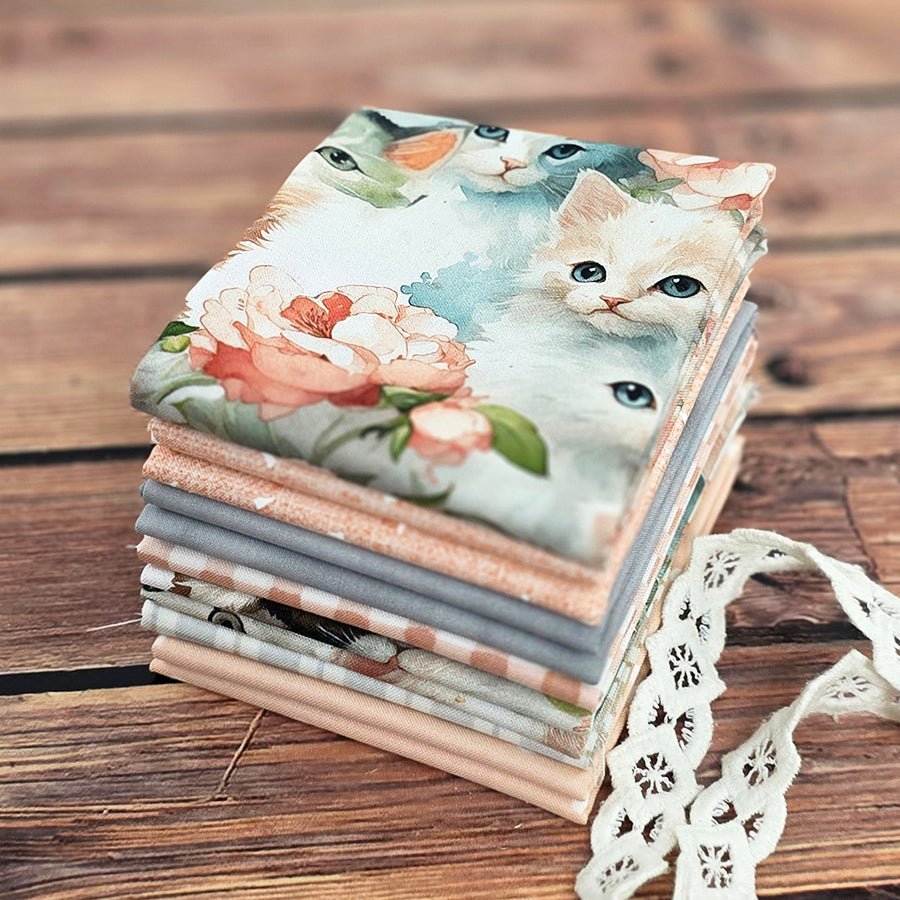 Fancy That - FWFS Exclusive 7 Piece Fat Quarter Bundle by Fort Worth Fabric Studio