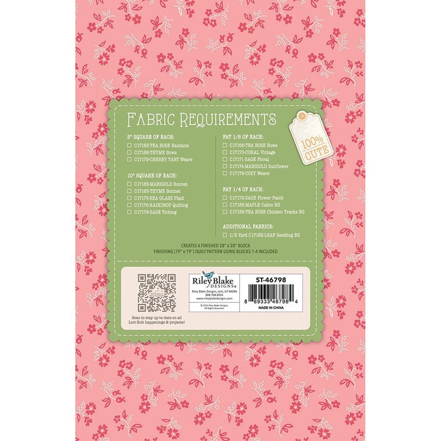Farmer's Daughter Quilt Seeds Summer Barn by Riley Blake