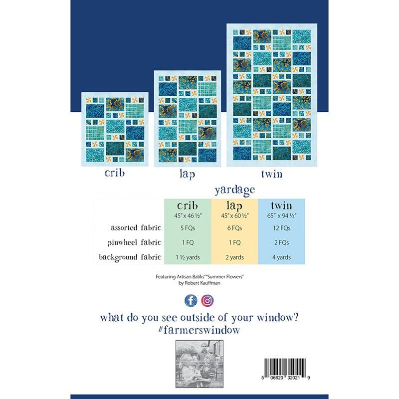 Farmer's Window Quilt Pattern by Farmer's Daughter Quilts by Farmer's Daughters Quilts