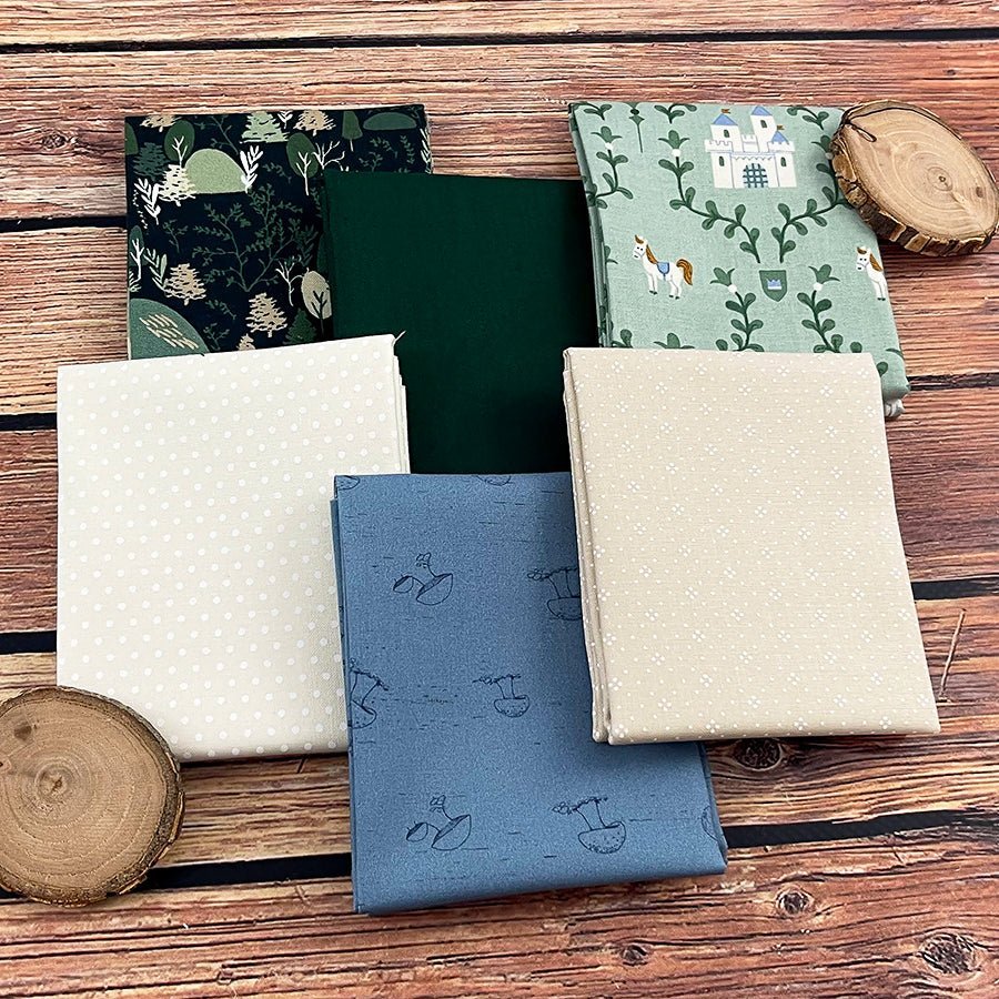 Fern & Stone – FWFS Exclusive 6 Piece Fat Quarter Bundle by Fort Worth Fabric Studio