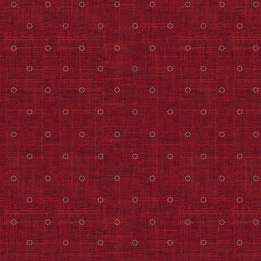 FIGO Stash Stitches Wine 1 Yard Cut by Figo Fabrics