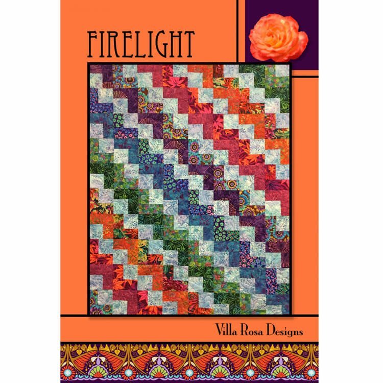 Firelight Quilt Pattern by Villa Rosa Designs