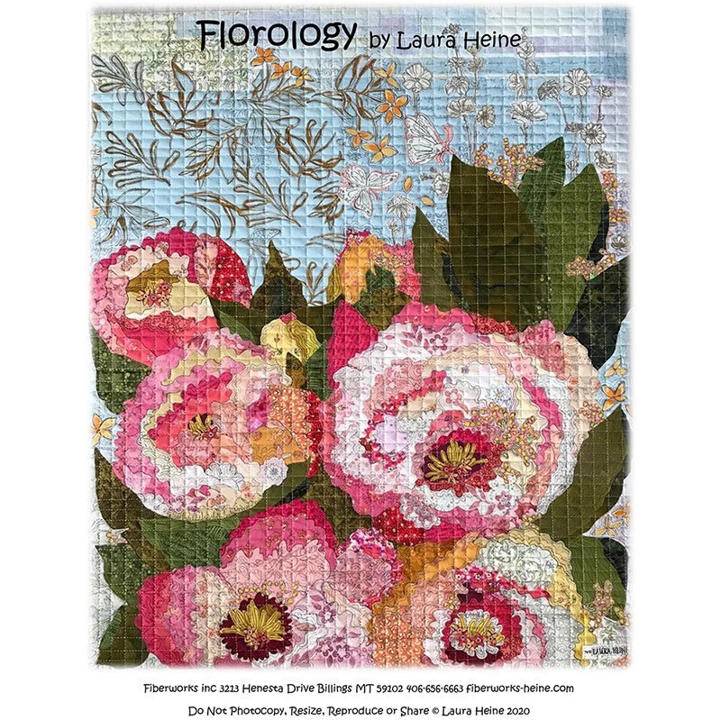 Florology Collage Pattern by Fiberworks Inc by Fiberworks Inc