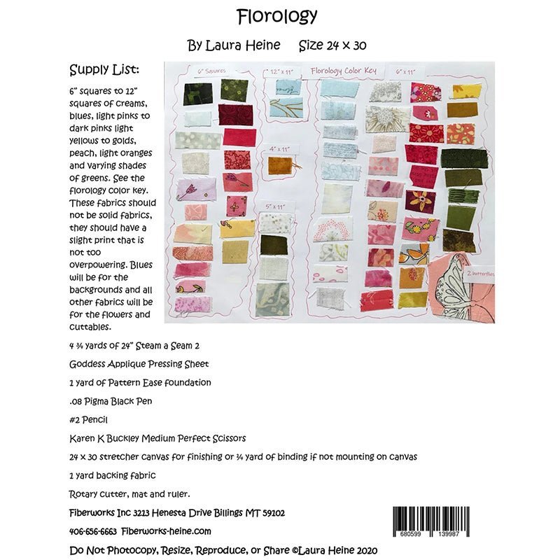 Florology Collage Pattern by Fiberworks Inc by Fiberworks Inc