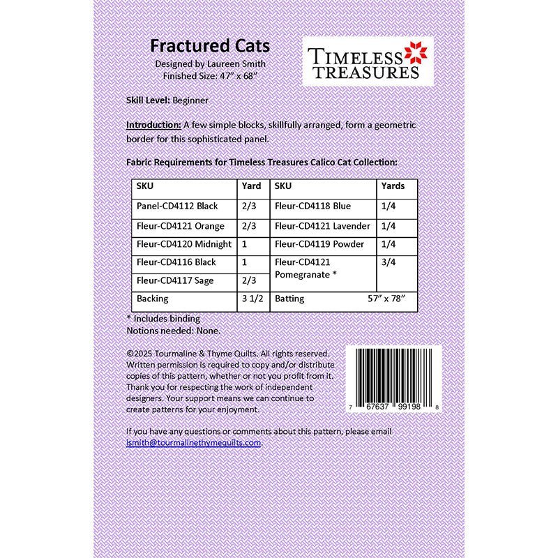 Fractured Calico Quilt Pattern by Tourmaline & Thyme by Tourmaline & Thyme Quilts
