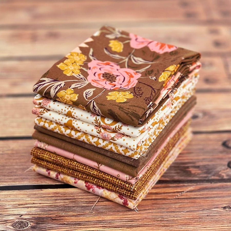 Fredericksburg Rose – FWFS Exclusive 7 Piece Fat Quarter Bundle by Fort Worth Fabric Studio