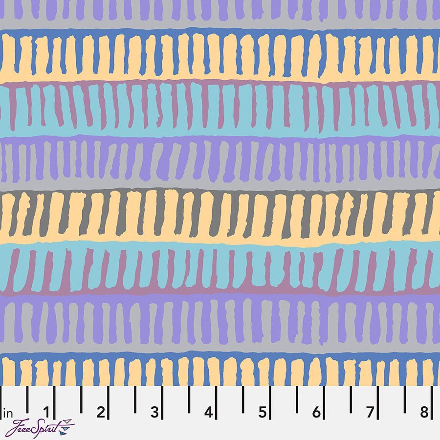 Free Spirit Kaffe Fassett Collective Zipper Stripe Neutral 1 Yard Cut by Free Spirit