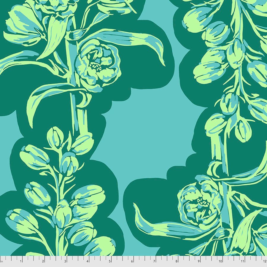Free Spirit Made My Day Delphinum Patina 1 Yard Cut by Free Spirit