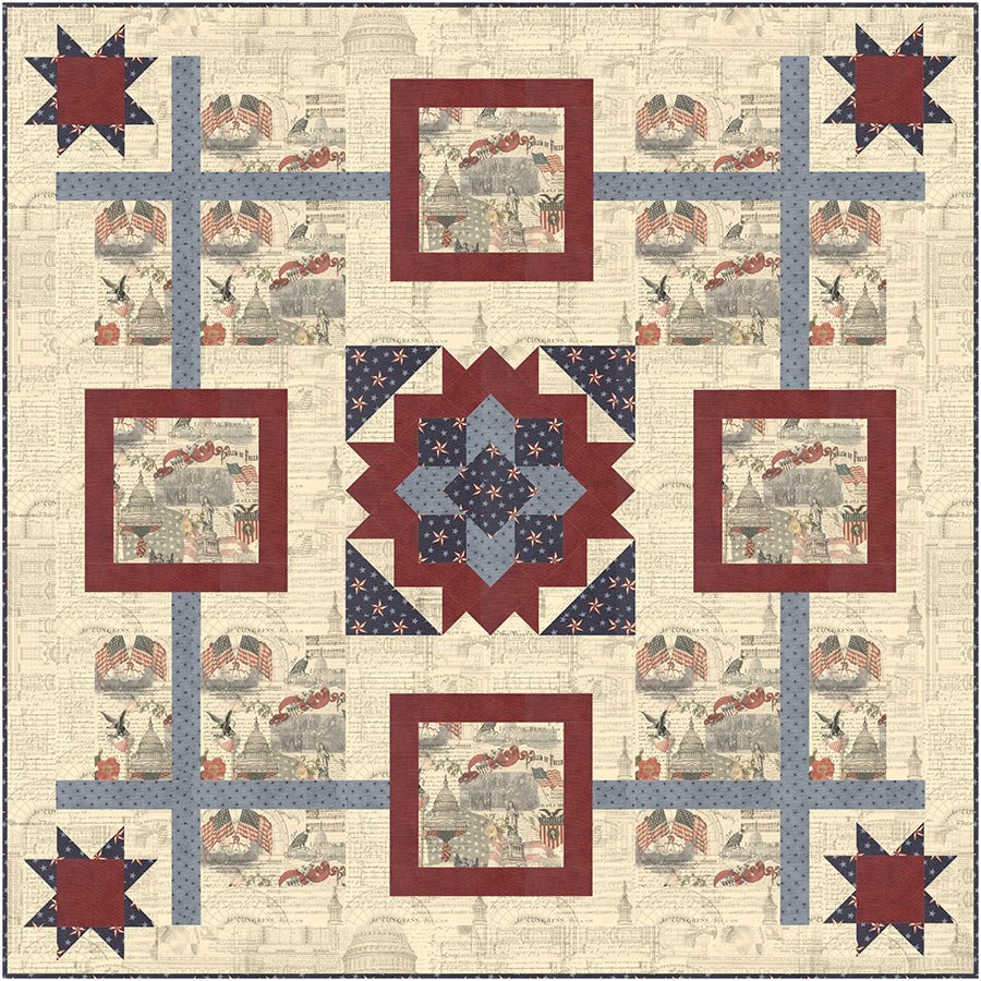 Garden Charm Quilt Pattern by Antler Quilt Design by Antler Quilt Design