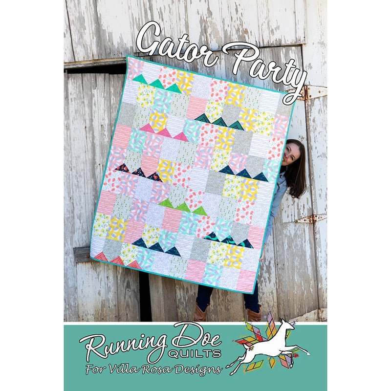 Gator Party Quilt Pattern by Villa Rosa Designs