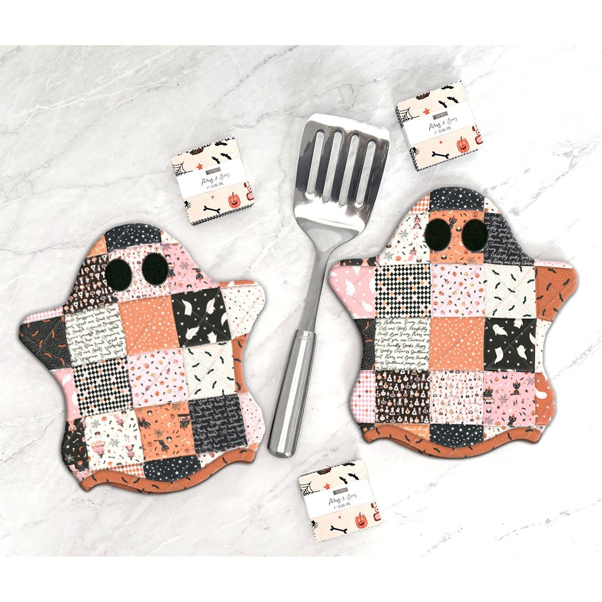 Ghostly Hot Pads Pattern by J. Minnis Designs by J. Minnis Designs