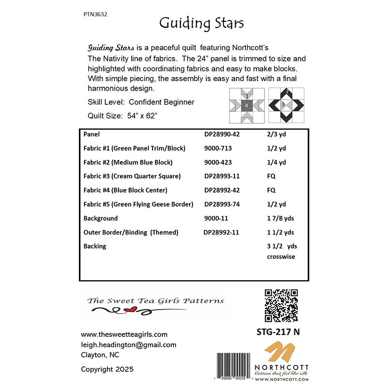 Guiding Stars Quilt Pattern by The Sweet Tea Girls Patterns by The Sweet Tea Girls Patterns