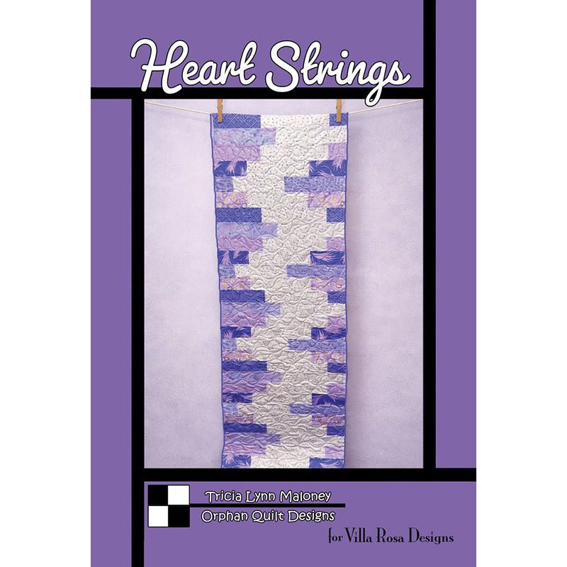Heart Strings Table Runner Pattern by Villa Rosa Designs