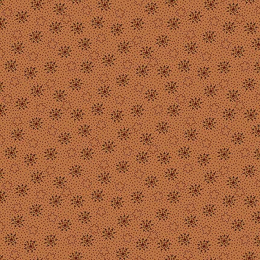 Henry Glass Oak & Maple Compass Star Gold 1 Yard Cut by Henry Glass