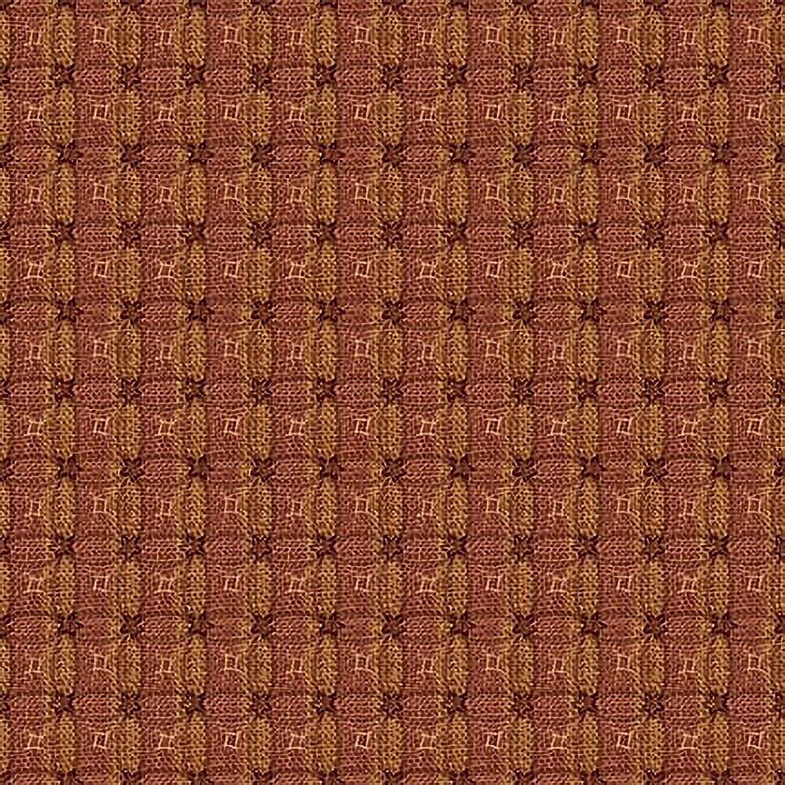Henry Glass Oak & Maple Plaid Red/Ochre 1 Yard Cut by Henry Glass