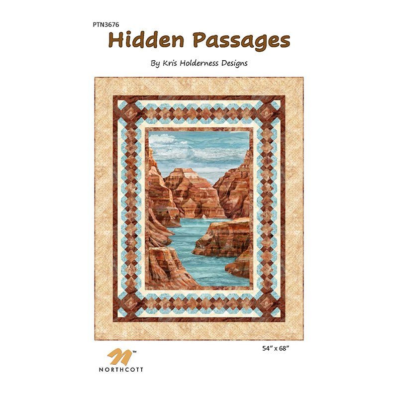 Hidden Passages Quilt Pattern by Kris Holderness by Northcott