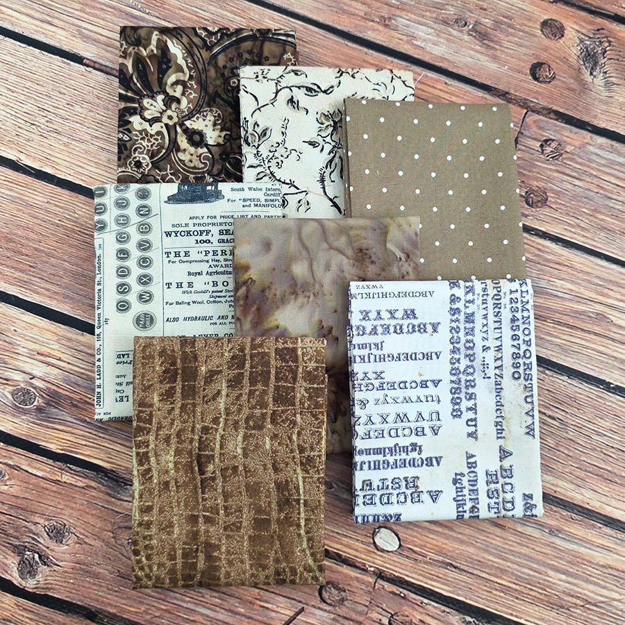 Hill Country Saddle – FWFS Exclusive 7 Piece Fat Quarter Bundle by Fort Worth Fabric Studio