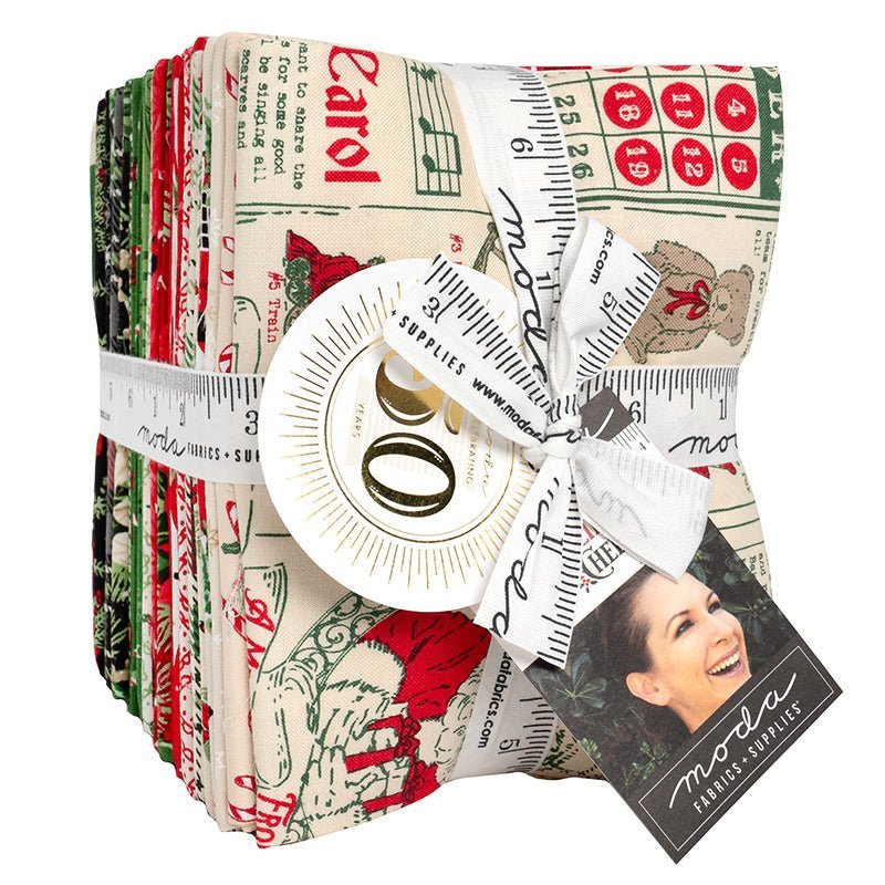 Holiday Cheer Fat Quarter + Panel Bundle by Moda