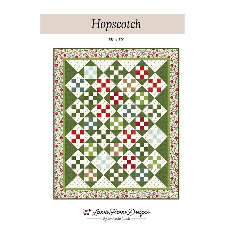 Hopscotch Quilt Pattern by Lamb Farm Designs by Lamb Farm Designs