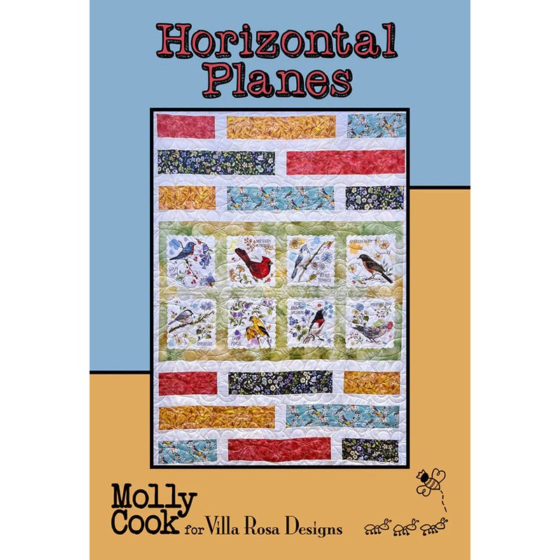 Horizontal Planes Quilt Pattern by Villa Rosa Designs