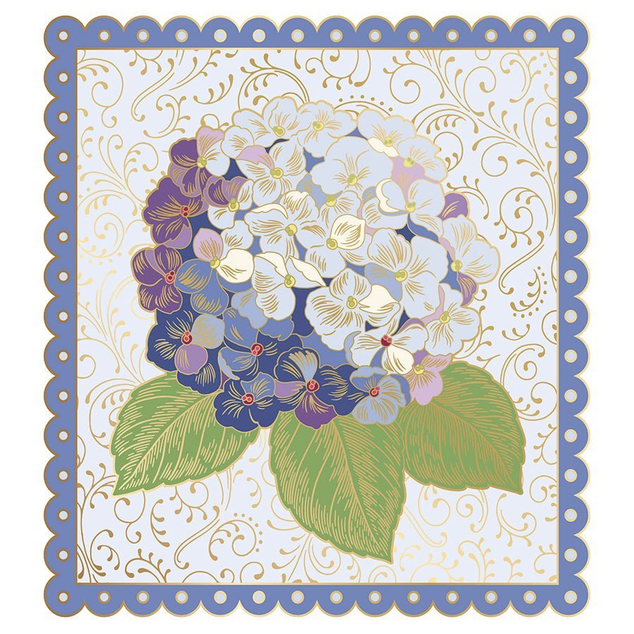 Hydrangea Blue Needle Minder by Jennifer Bosworth by Riley Blake
