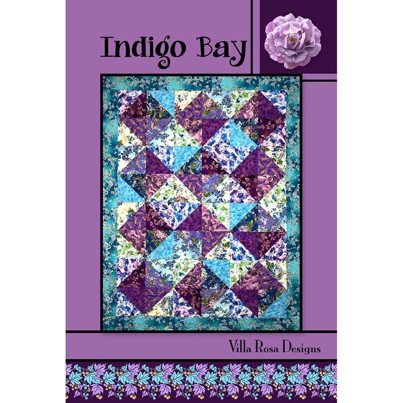 Indigo Bay Quilt Pattern by Villa Rosa Designs