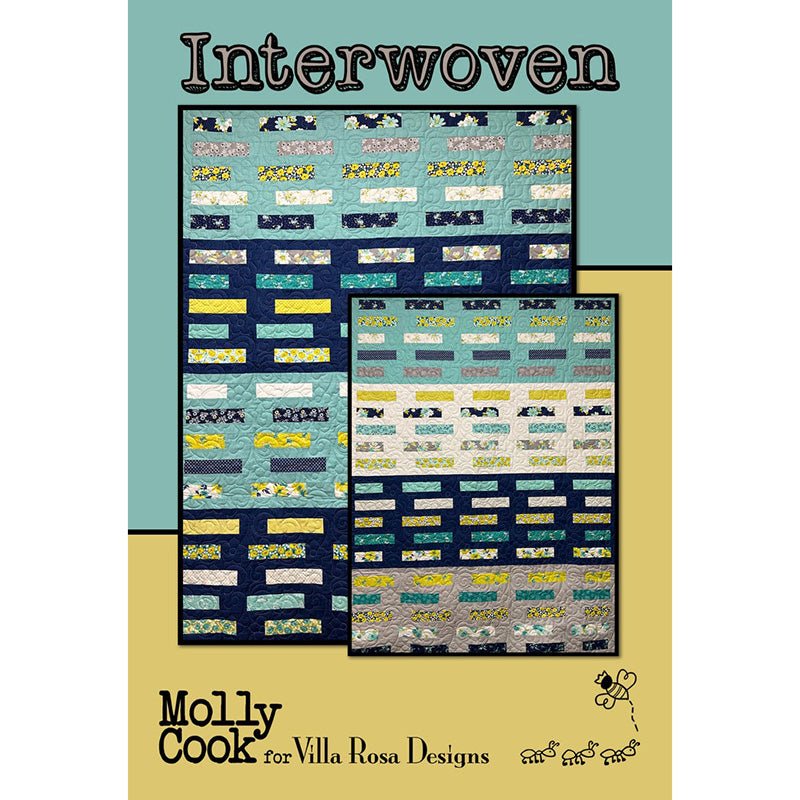 Interwoven Quilt Pattern - Villa Rosa Designs from Fort Worth Fabric Studio